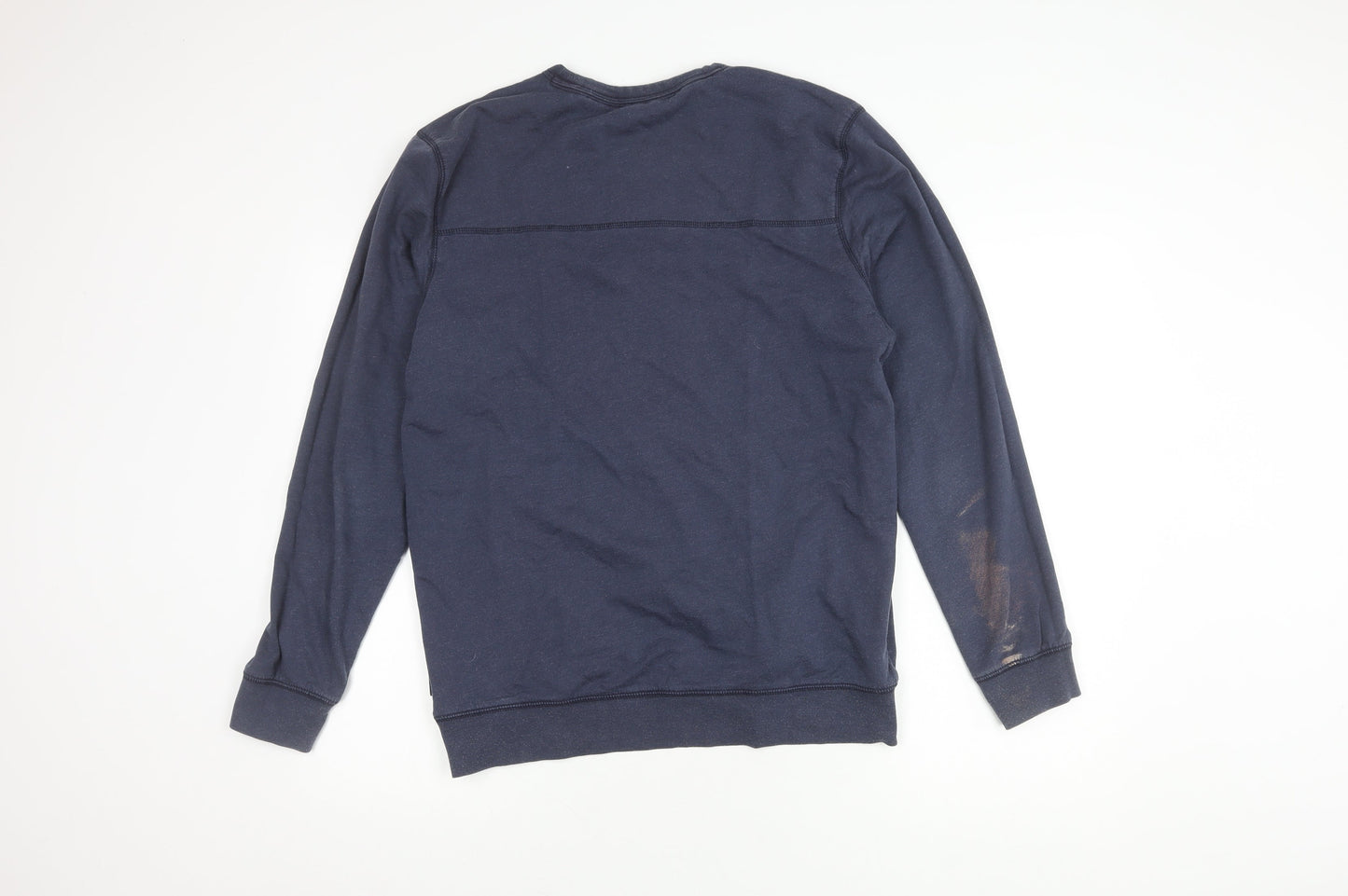 Mens UK Size M FatFace Blue Pullover Sweatshirt