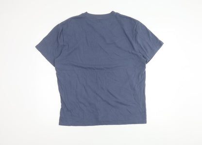 Mens UK Size L Hollister Blue  T-Shirt