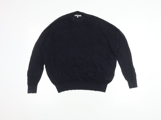 Womens UK Size 10 Oliver Bonas Blue Pullover Jumper
