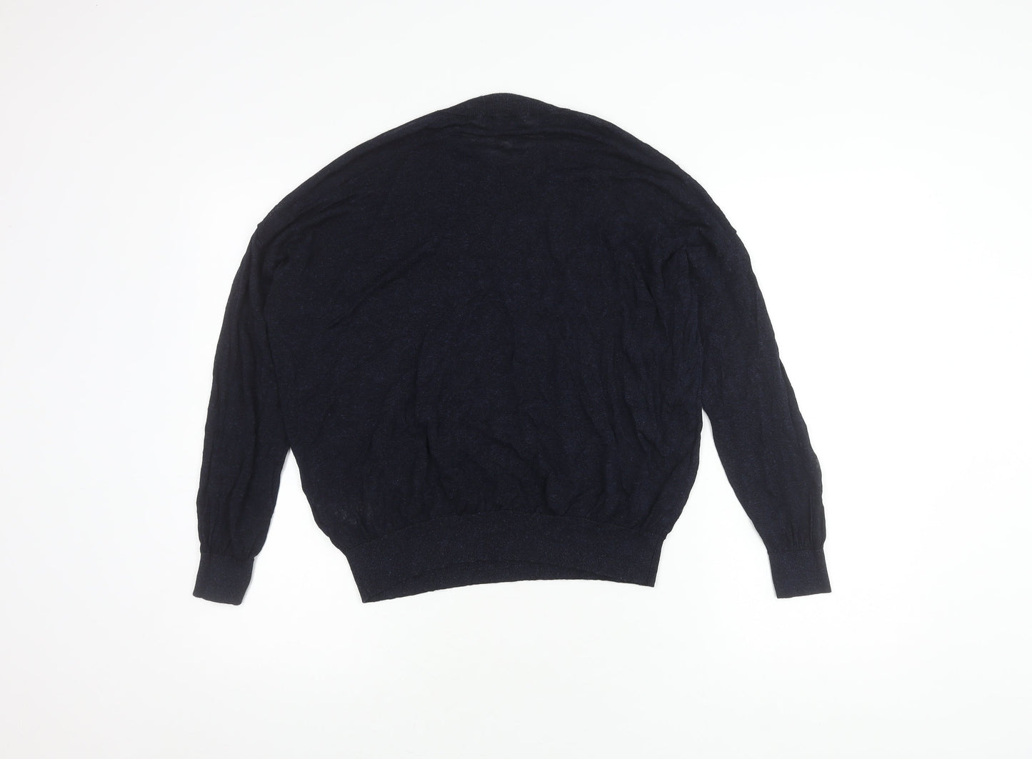 Womens UK Size 10 Oliver Bonas Blue Pullover Jumper