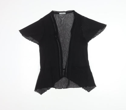 Womens UK Size 14 Marks and Spencer Black Wrap Blouse