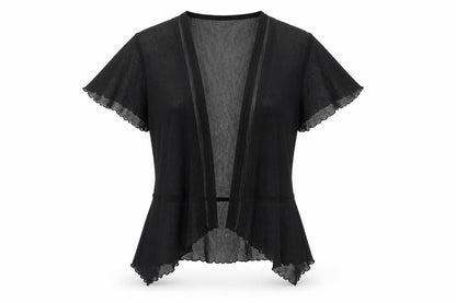 Womens UK Size 14 Marks and Spencer Black Wrap Blouse
