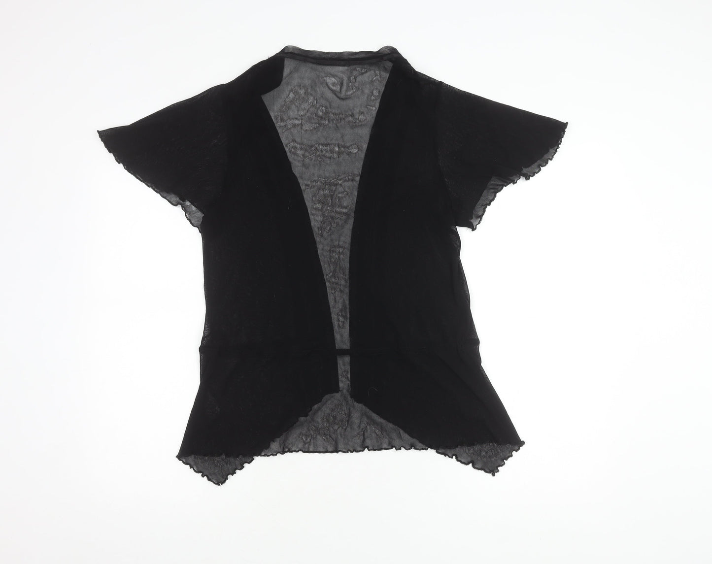 Womens UK Size 14 Marks and Spencer Black Wrap Blouse