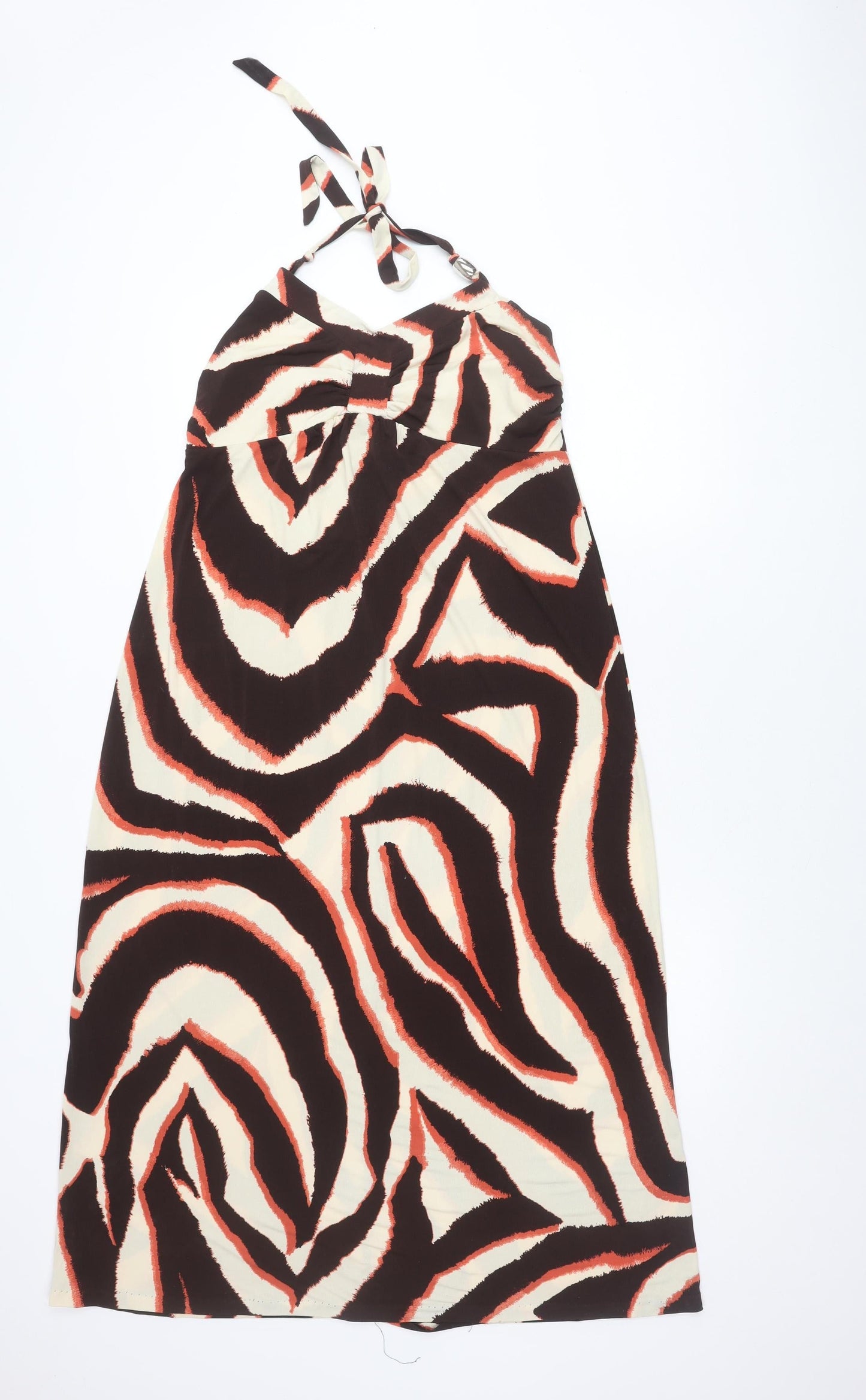 Kaleidoscope Women's Multicoloured Halter Dress, Size 14