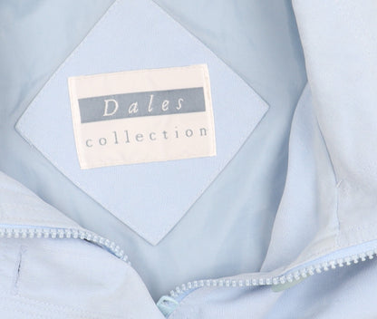 Dales Collection Women's Blue Jacket L Button Detail