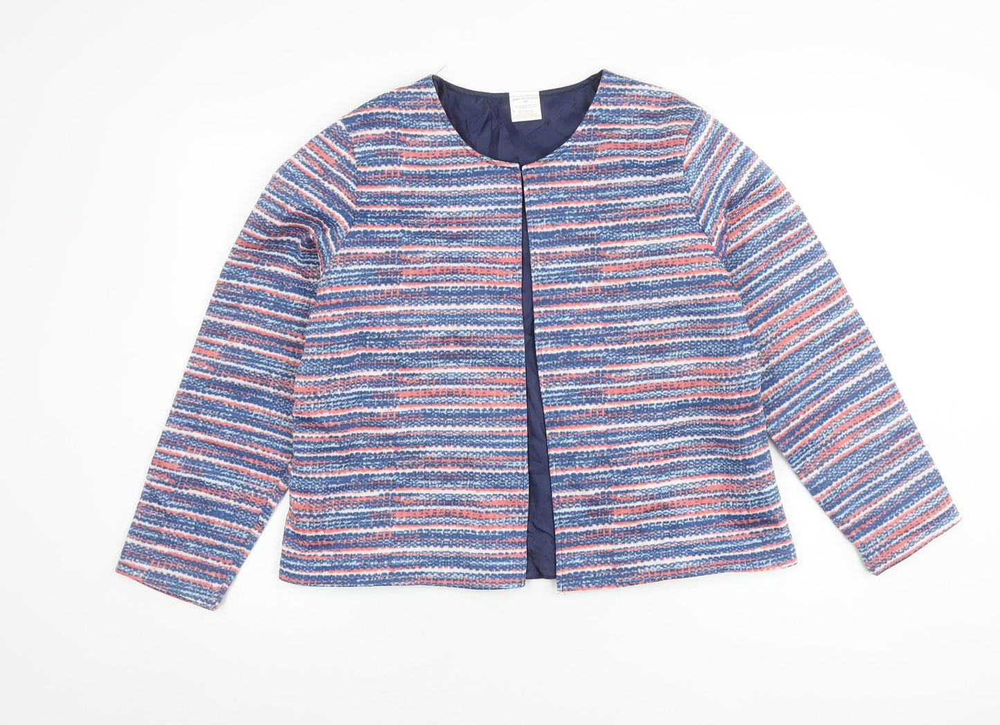 Anne De Lanҫay Women's Multicoloured Striped Jacket L