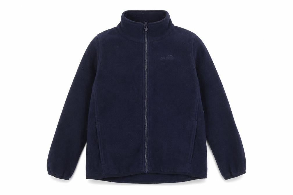Front view of Peter Storm boys’ blue fleece jacket 9-10 years