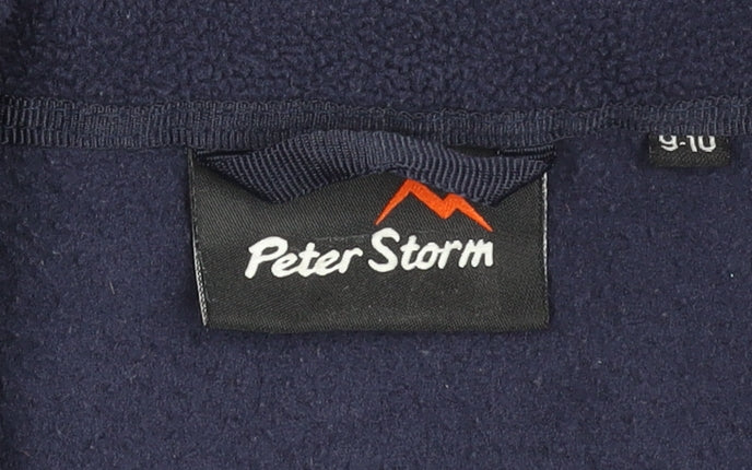 Peter Storm Boys Blue Fleece Jacket 9-10 Years