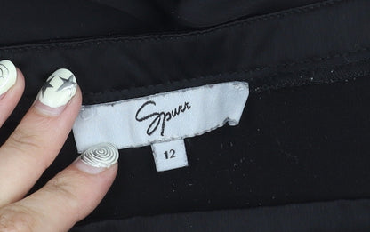 Spuer Women's Black Skirt, Size 12