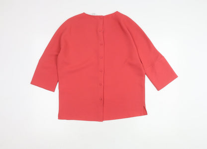 Womens UK Size 6 Reiss Red Basic Blouse