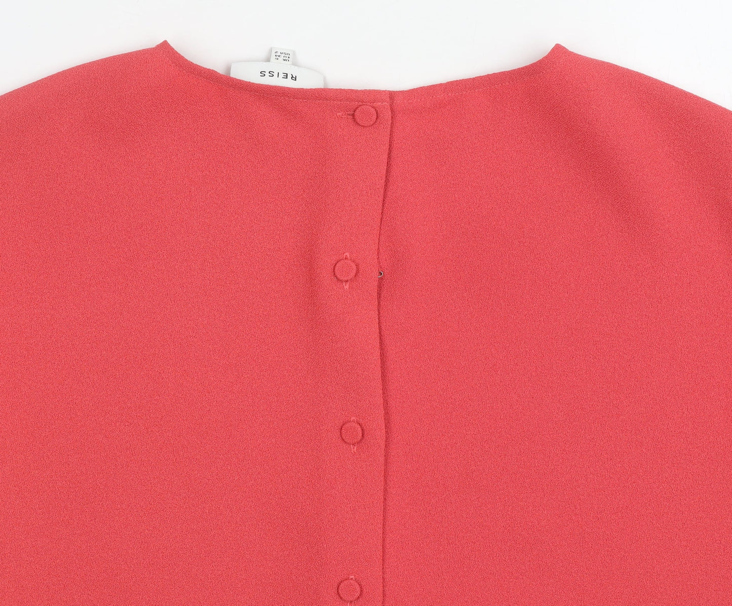 Womens UK Size 6 Reiss Red Basic Blouse