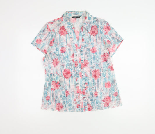 Womens UK Size 14 BM Multicoloured  Blouse
