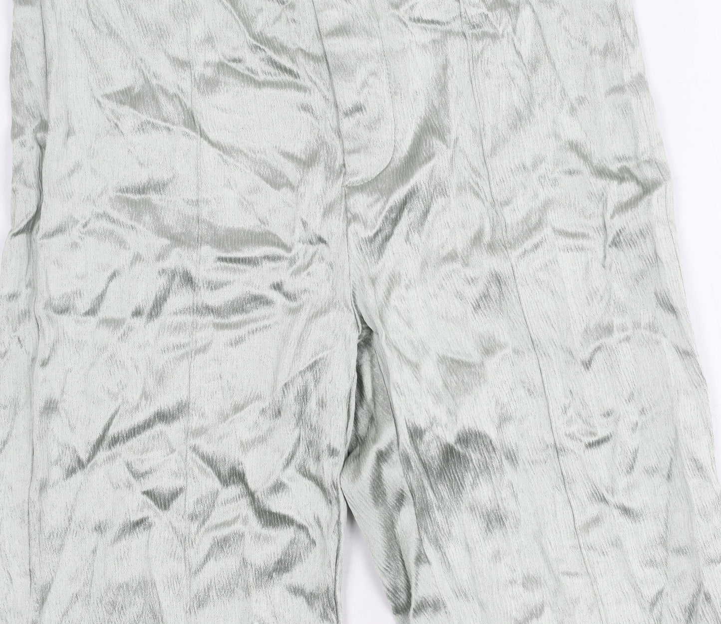 Womens UK Size S Zara Regular Fit  Green Trousers