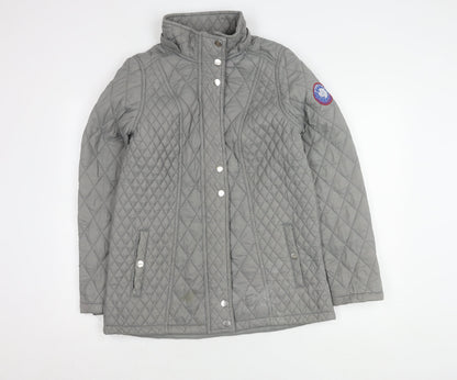 NTARCTICA Women's Grey Quilted Jacket L Winter