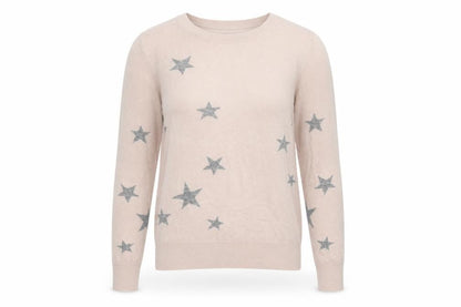 Gap Women's Pink Star Pattern Pullover Jumper XS