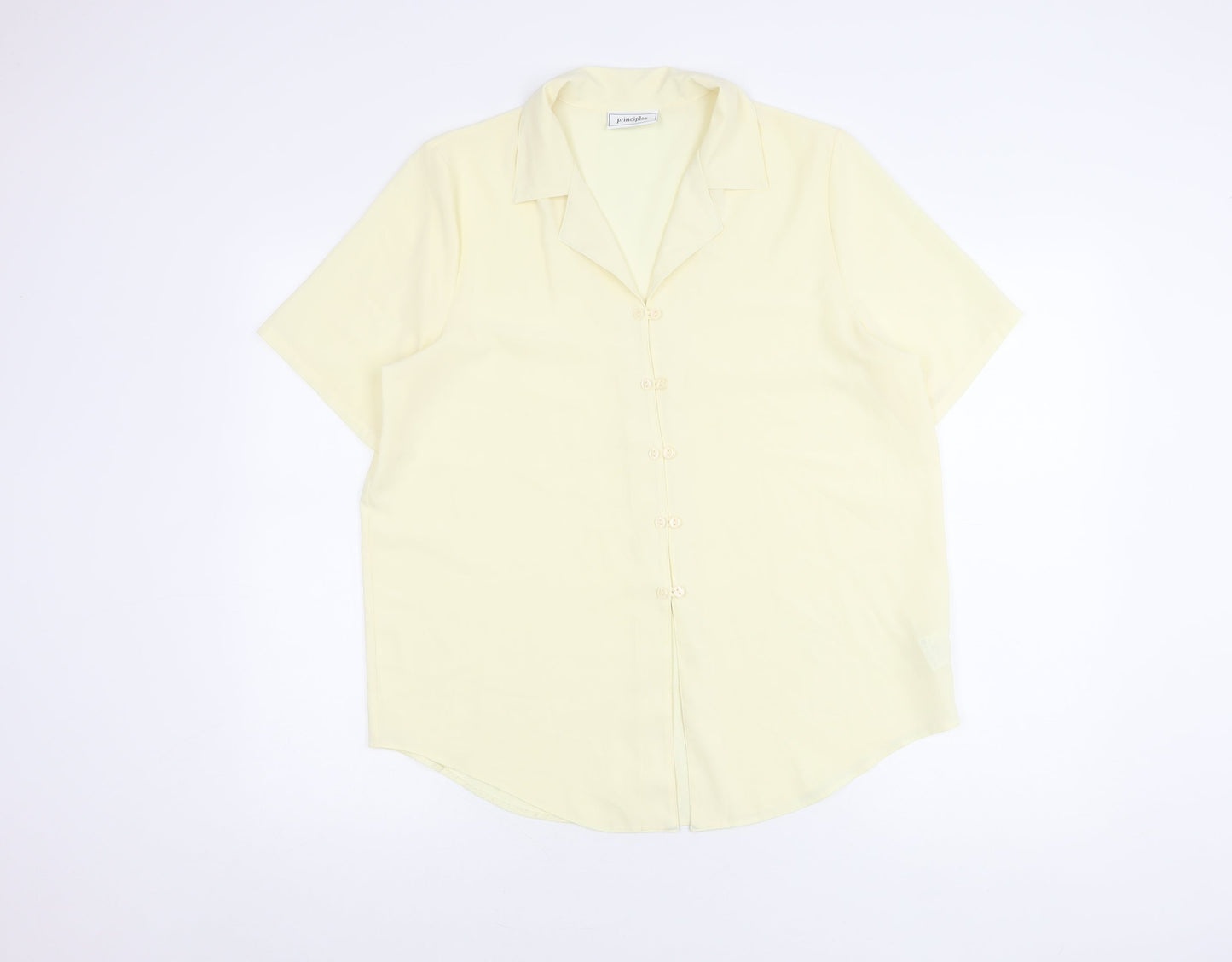 Womens UK Size 14 Principles Ivory  Button-Up