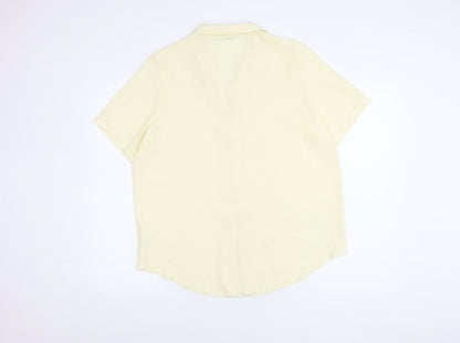 Womens UK Size 14 Principles Ivory  Button-Up