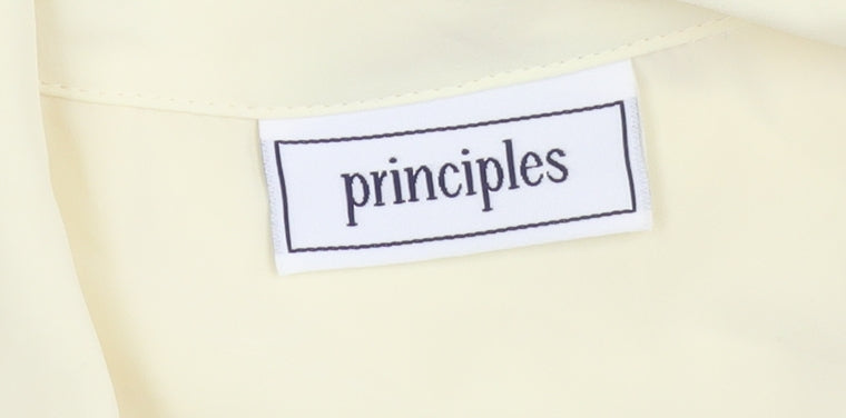 Womens UK Size 14 Principles Ivory  Button-Up