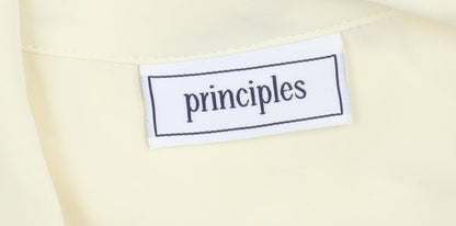 Womens UK Size 14 Principles Ivory  Button-Up