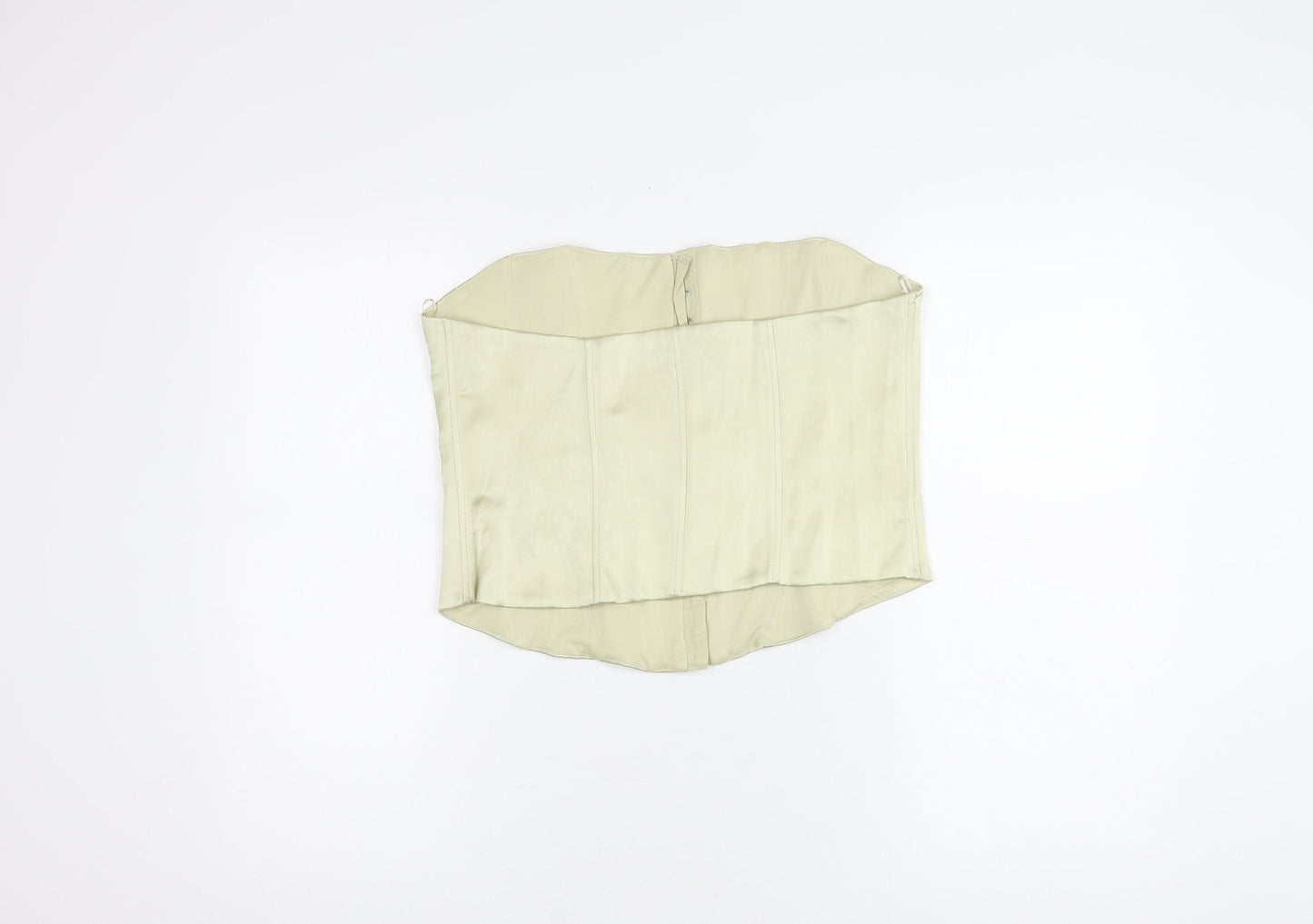 Womens UK Size 12 Zara Beige Cropped Blouse