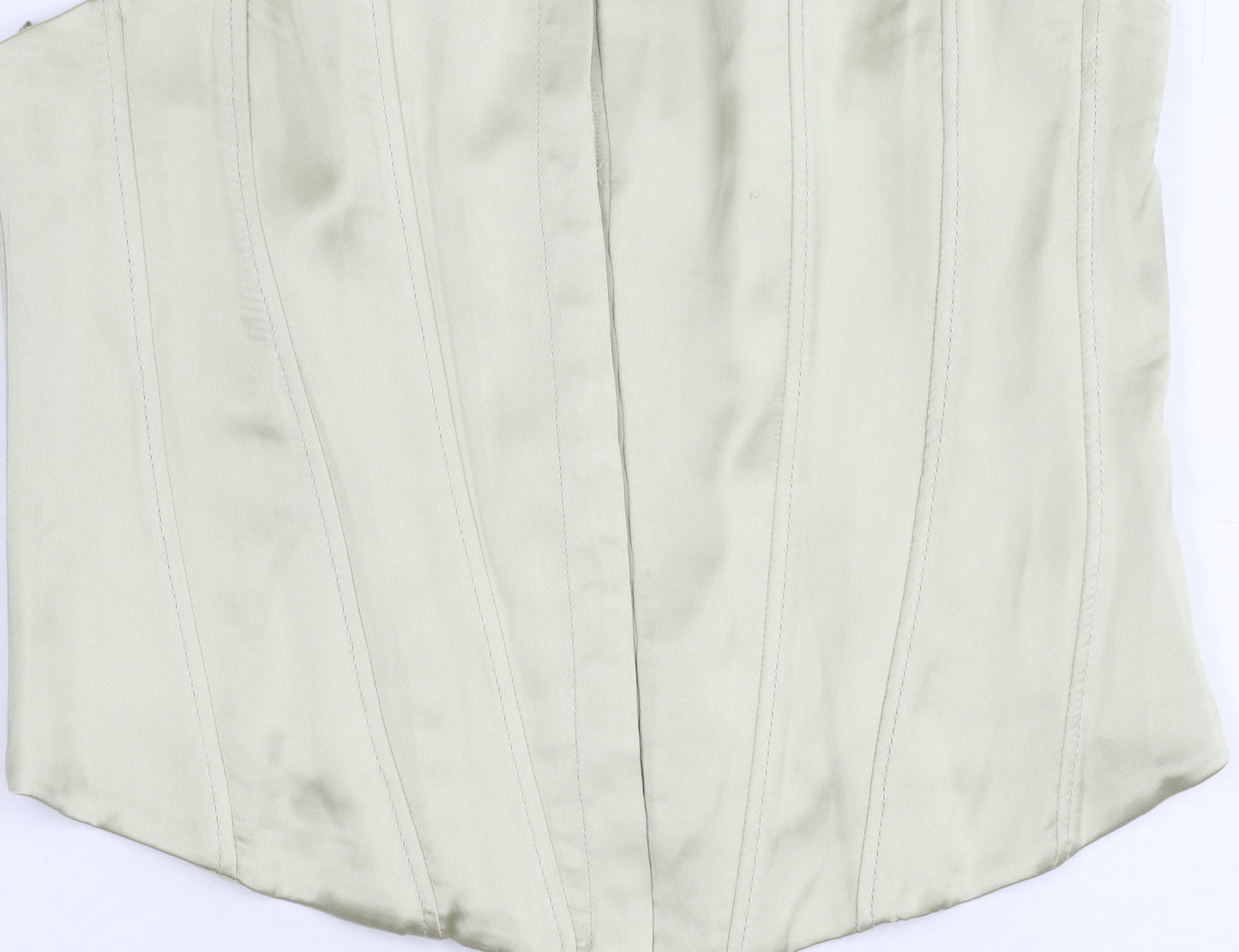 Womens UK Size 12 Zara Beige Cropped Blouse