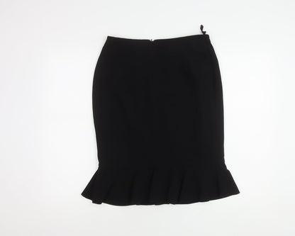 Marks and Spencer Women's Black Trumpet Skirt Size 12