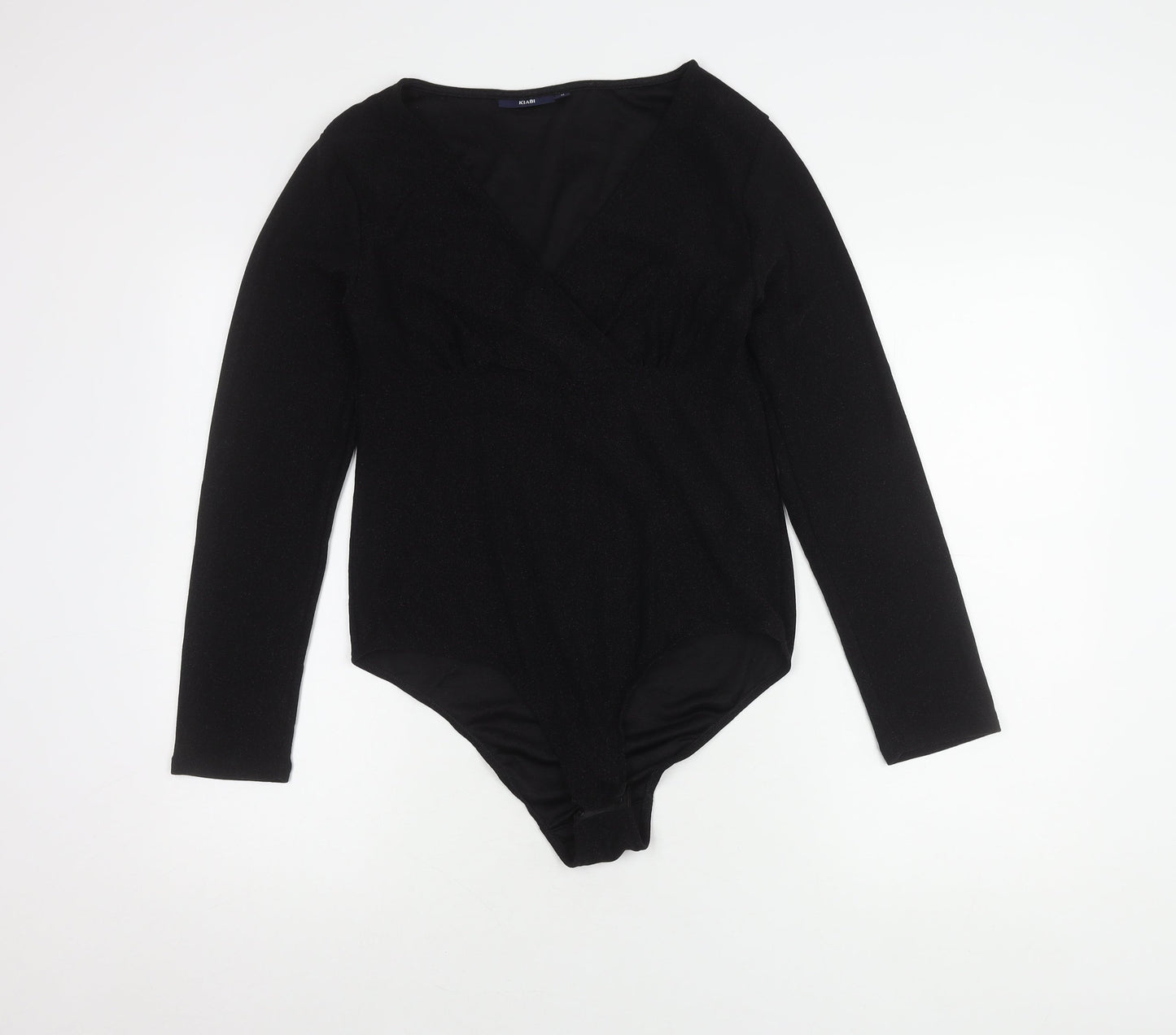 Womens UK Size M Kiabi Black Wrap