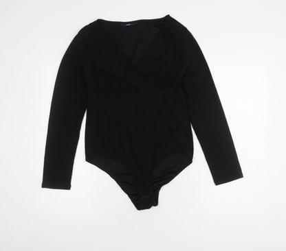 Womens UK Size M Kiabi Black Wrap