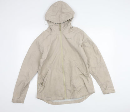 Mountain Warehouse Women's Beige Waterproof Rain Coat Size 10