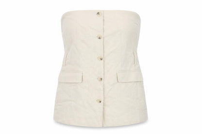 Womens UK Size 6 Zara Beige  Blouse