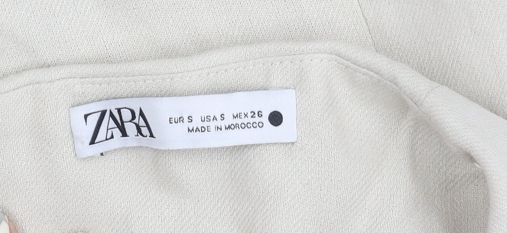 Womens UK Size 6 Zara Beige  Blouse