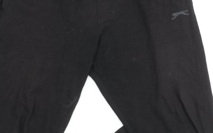 Slazenger Men's Black Jogger Trousers Size M