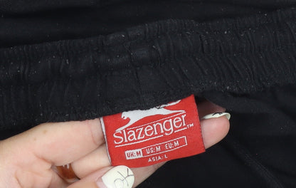 Slazenger Men's Black Jogger Trousers Size M