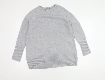 Womens UK Size S Oasis Grey Pullover Jumper