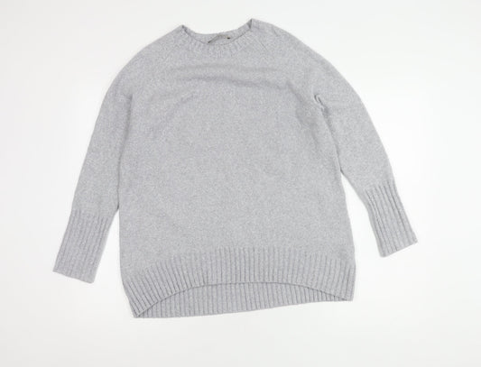 Womens UK Size S Oasis Grey Pullover Jumper
