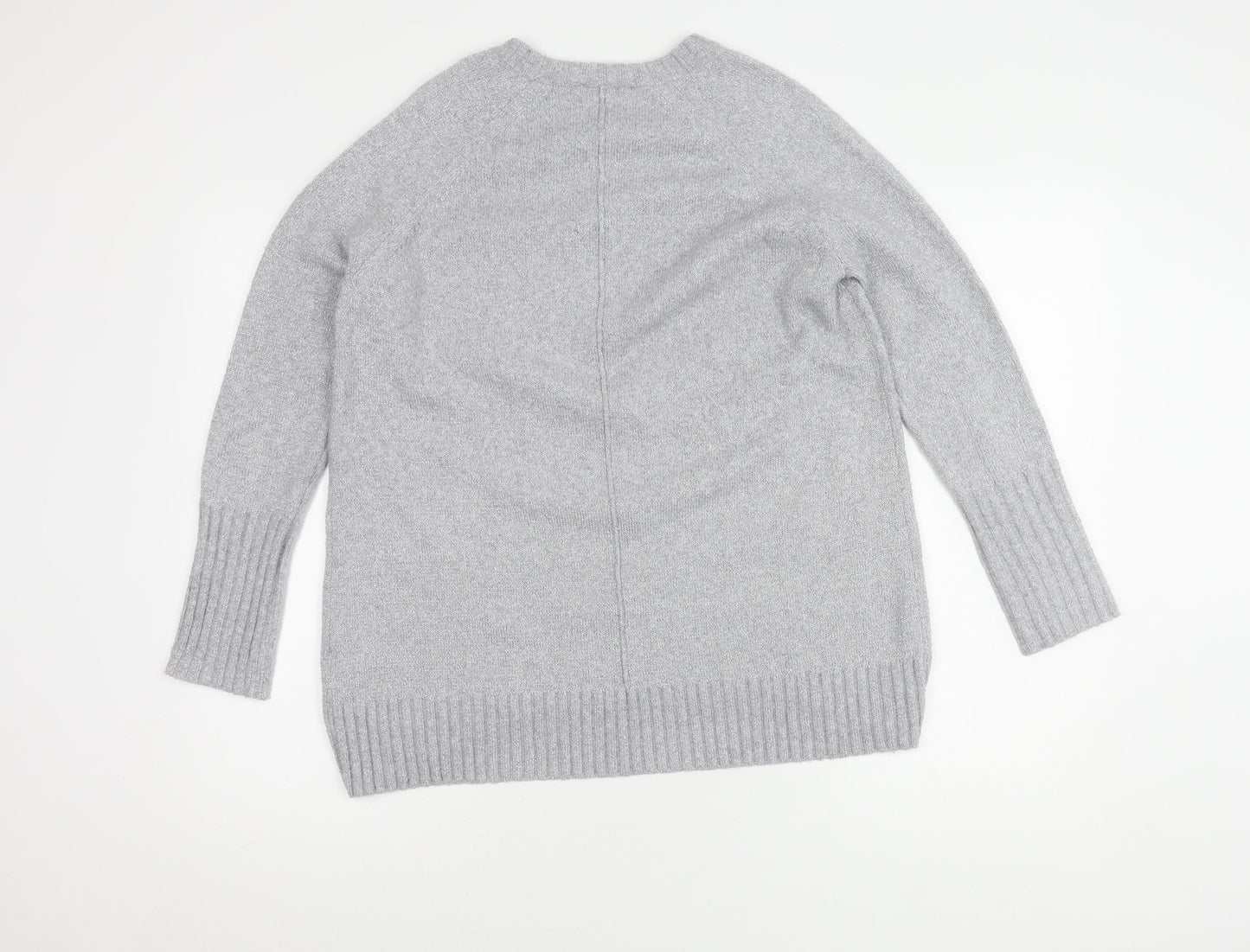 Womens UK Size S Oasis Grey Pullover Jumper