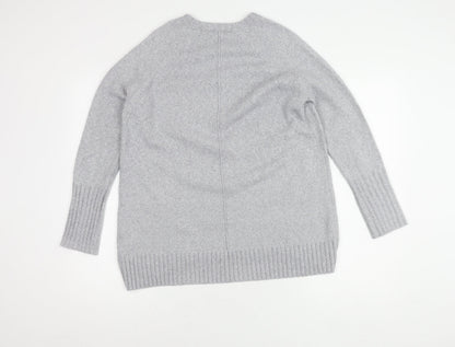 Womens UK Size S Oasis Grey Pullover Jumper