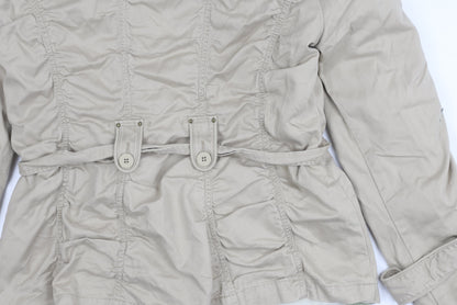 Womens UK Size 12 NEXT Beige Trench Coat