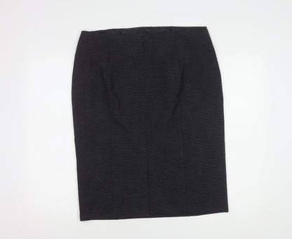 Next Women's Black Pencil Skirt, Size 16