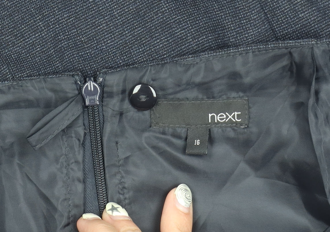 Next Women's Black Pencil Skirt, Size 16