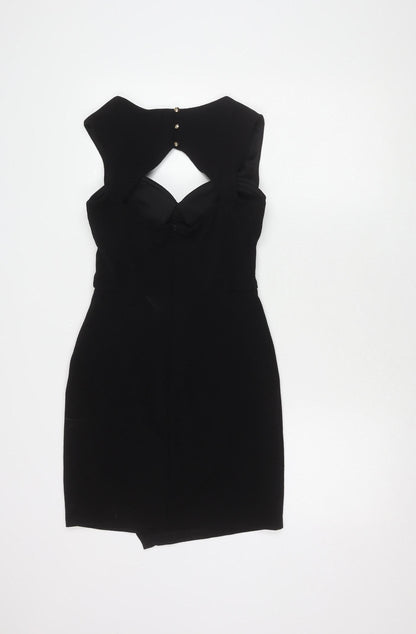 Guess Black Sleeveless Bodycon Dress - Women's S