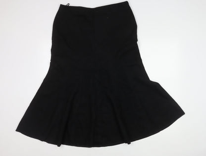 Marks and Spencer Women's Black Flare Skirt