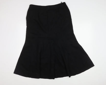 Marks and Spencer Women's Black Flare Skirt