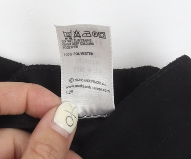 Marks and Spencer Women's Black Flare Skirt