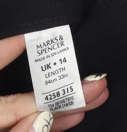 Marks and Spencer Women's Black Flare Skirt