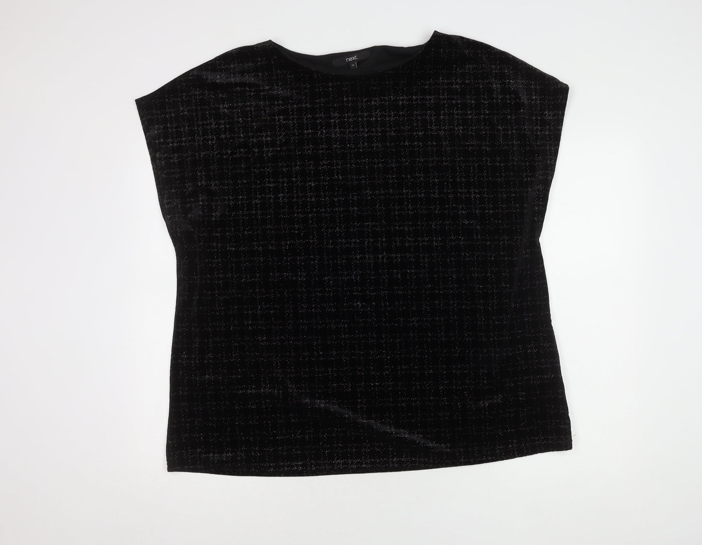 Womens UK Size 22 NEXT Black Basic Blouse