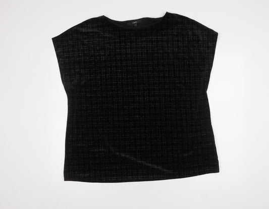 Womens UK Size 22 NEXT Black Basic Blouse