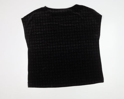 Womens UK Size 22 NEXT Black Basic Blouse
