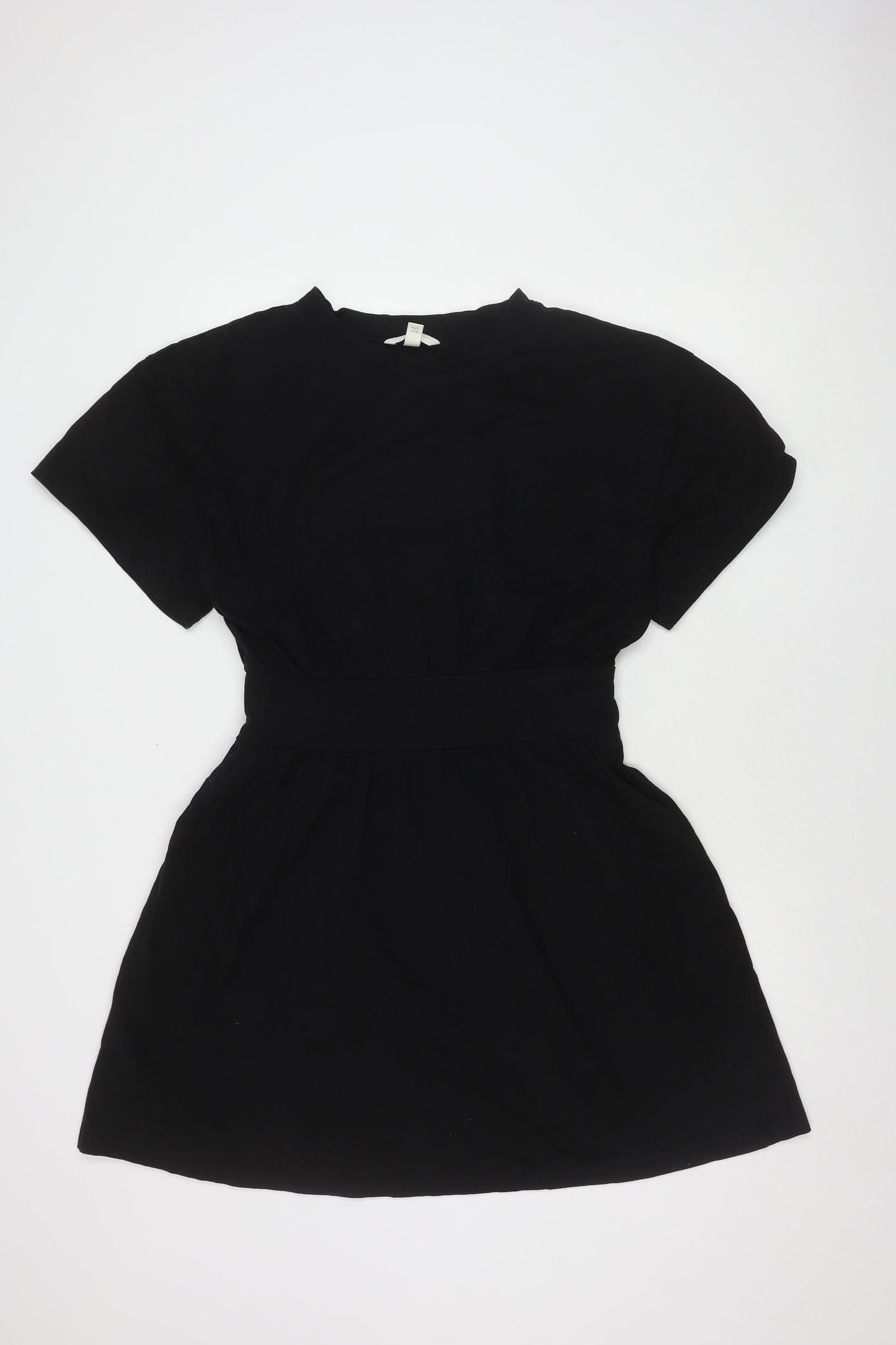 H&M Black Women's Dress, Size 12, 100% Cotton