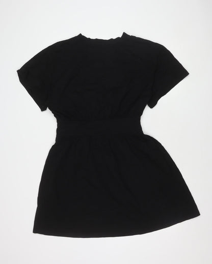 H&M Black Women's Dress, Size 12, 100% Cotton